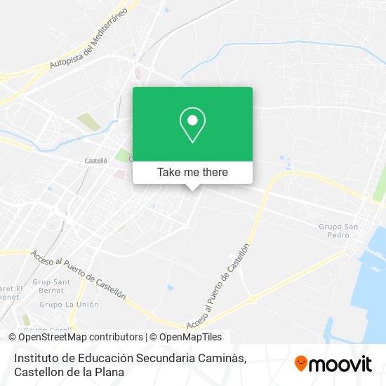 Instituto de Educación Secundaria Caminàs map