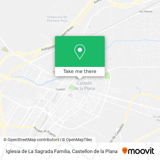 mapa Iglesia de La Sagrada Familia