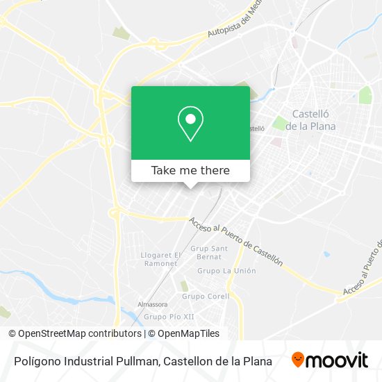 Polígono Industrial Pullman map