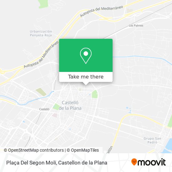 mapa Plaça Del Segon Molí