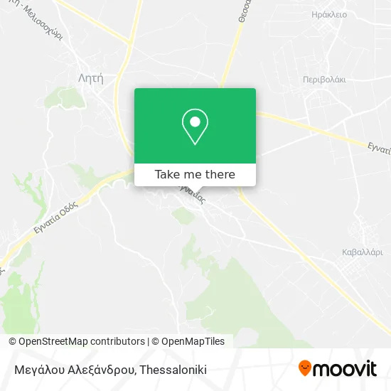 Μεγάλου Αλεξάνδρου map