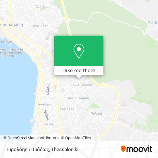 Τυρολόης / Τυδέως map