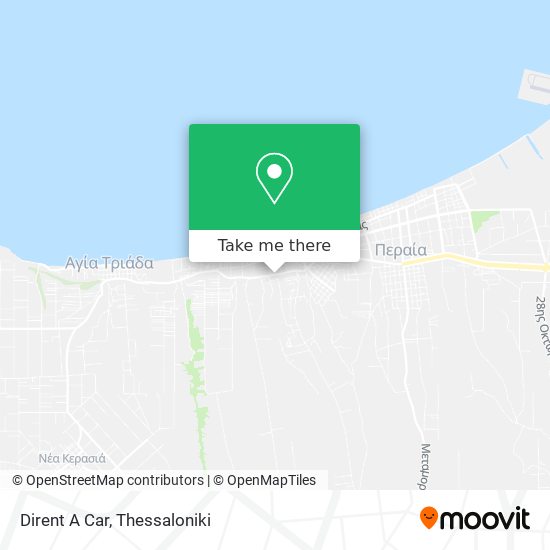 Dirent A Car map