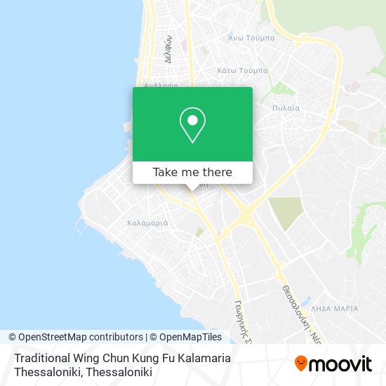 Traditional Wing Chun Kung Fu Kalamaria Thessaloniki map