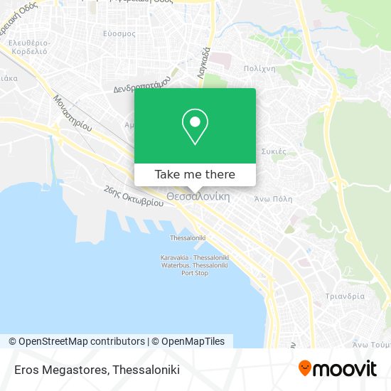 Eros Megastores map