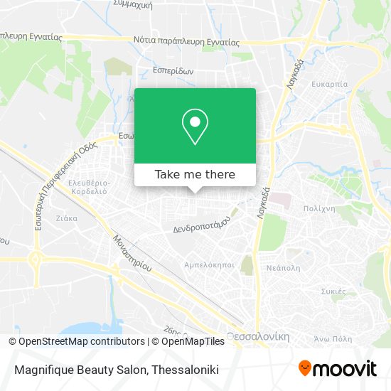 Magnifique Beauty Salon map