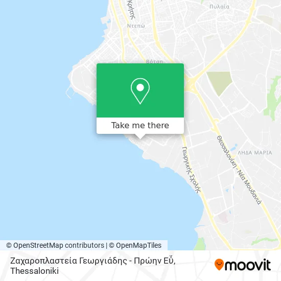 Ζαχαροπλαστεία Γεωργιάδης - Πρώην Εὖ map