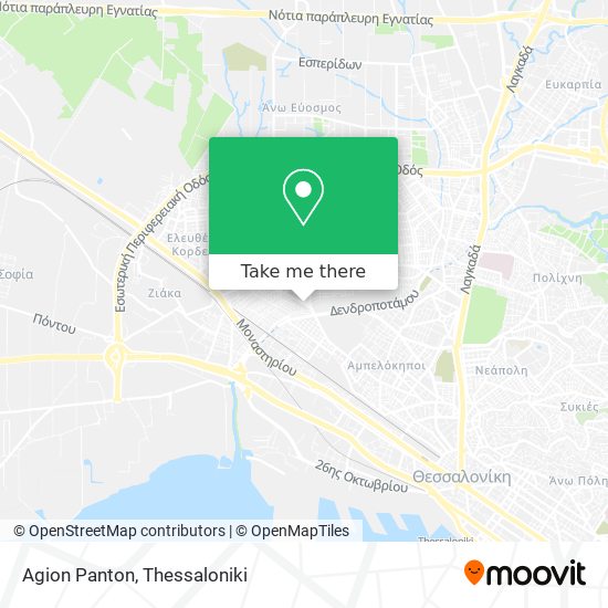 Agion Panton map