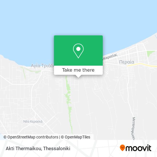 Akti Thermaikou map
