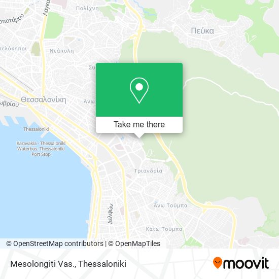 Mesolongiti Vas. map