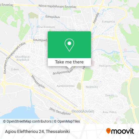 Agiou Eleftheriou 24 map