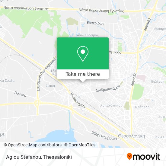 Agiou Stefanou map