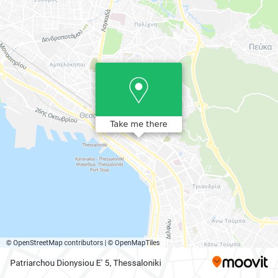 Patriarchou Dionysiou E' 5 map