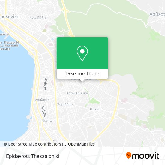 Epidavrou map