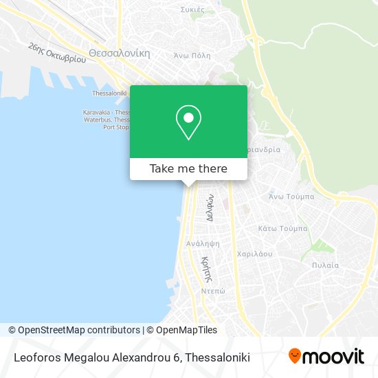 Leoforos Megalou Alexandrou 6 map