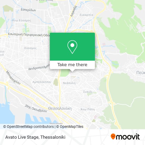 Avato Live Stage map