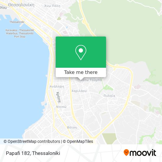 Papafi 182 map