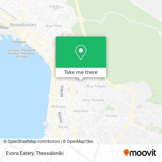 Evora Eatery map