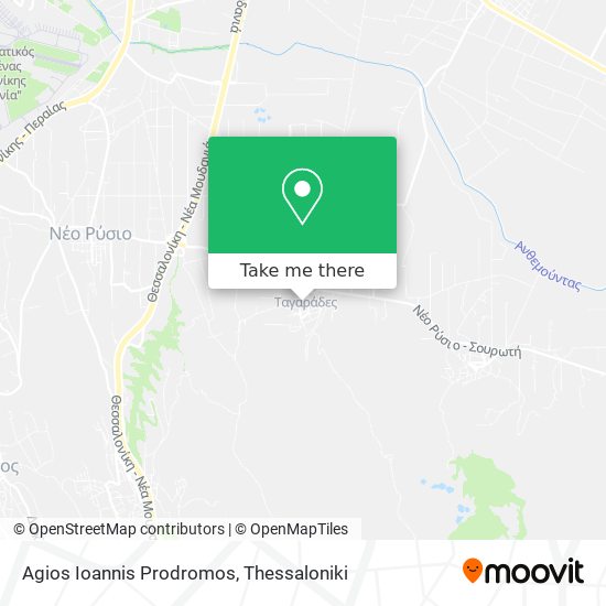 Agios Ioannis Prodromos map