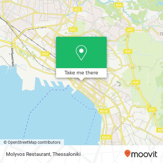 Molyvos Restaurant map