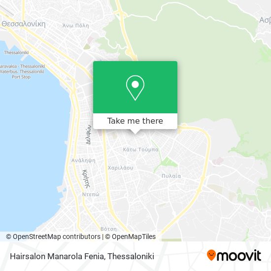 Hairsalon Manarola Fenia map