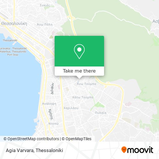 Agia Varvara map