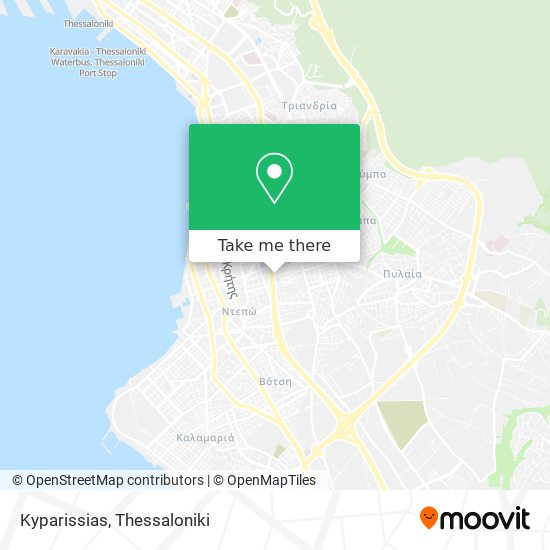 Kyparissias map