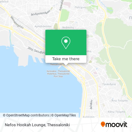 Nefos Hookah Lounge map