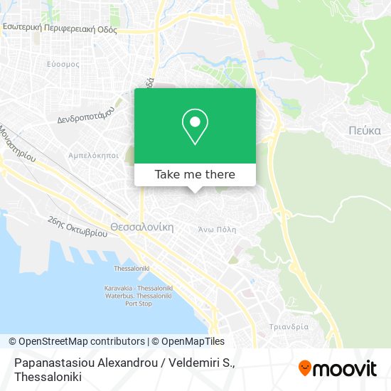Papanastasiou Alexandrou / Veldemiri S. map