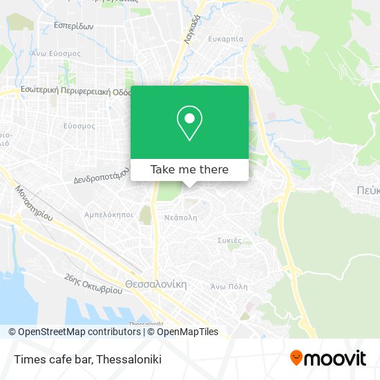 Times cafe bar map