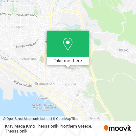 Krav Maga Kmg Thessaloniki Northern Greece map