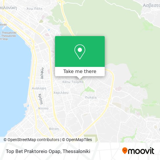 Top Bet Praktoreio Opap map