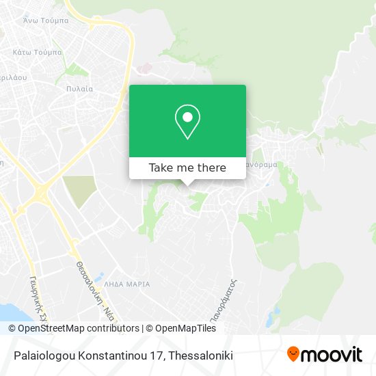Palaiologou Konstantinou 17 map
