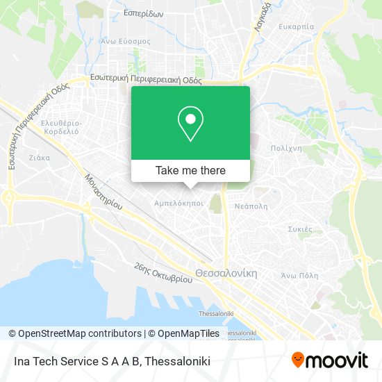 Ina Tech Service S A A B map