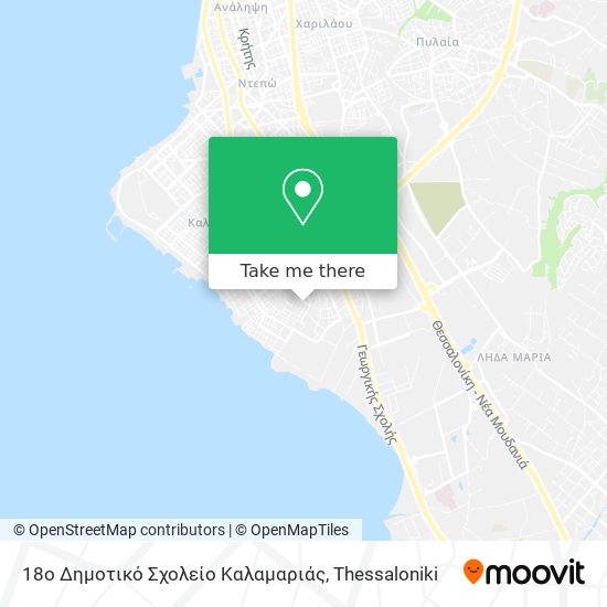 18ο Δημοτικό Σχολείο Καλαμαριάς map