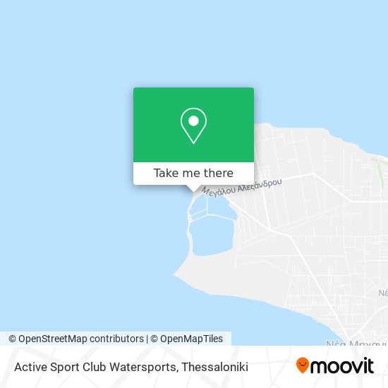 Active Sport Club Watersports map