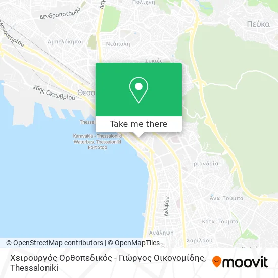 Χειρουργός Ορθοπεδικός - Γιώργος Οικονομίδης map
