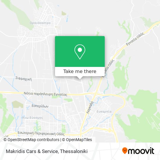 Makridis Cars & Service map