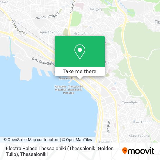 Electra Palace Thessaloniki (Thessaloniki Golden Tulip) map