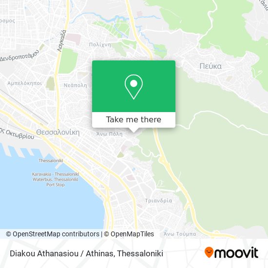Diakou Athanasiou / Athinas map