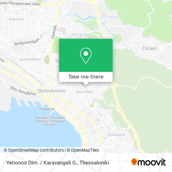 Yetionos Dim. / Karavangeli G. map