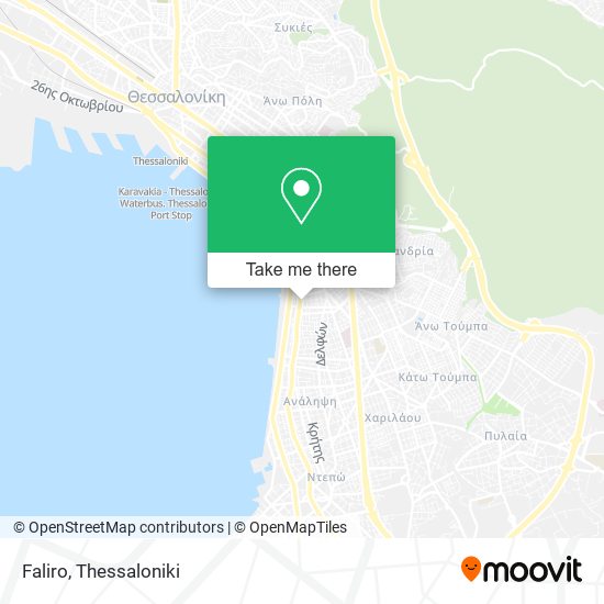 Faliro map