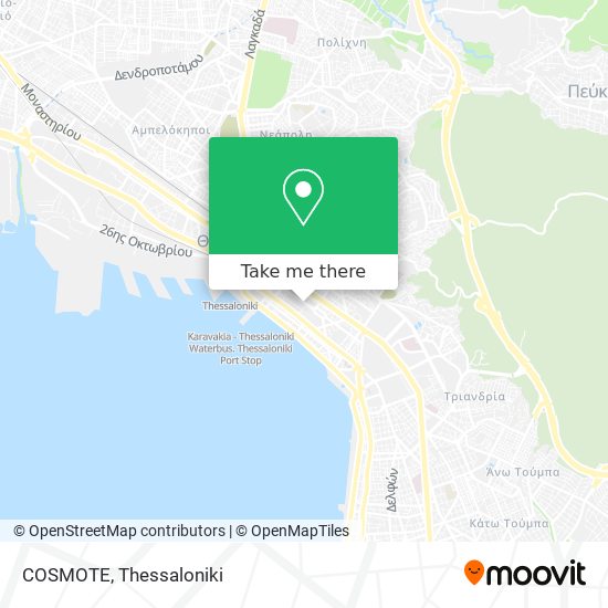 COSMOTE map