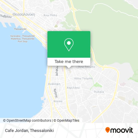 Cafe Jordan map