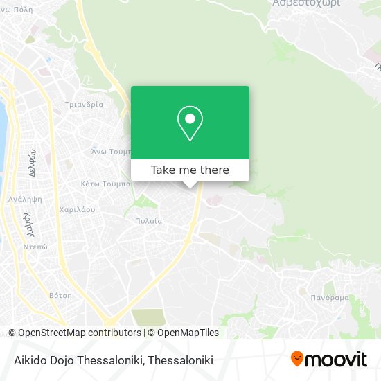 Aikido Dojo Thessaloniki map
