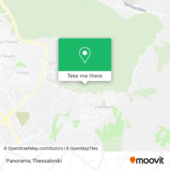 Panorama map