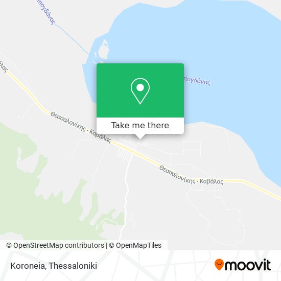 Koroneia map
