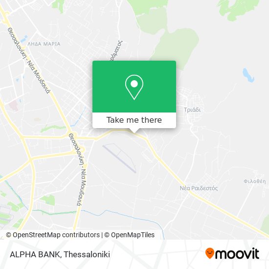 ALPHA BANK map