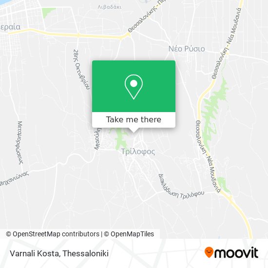 Varnali Kosta map