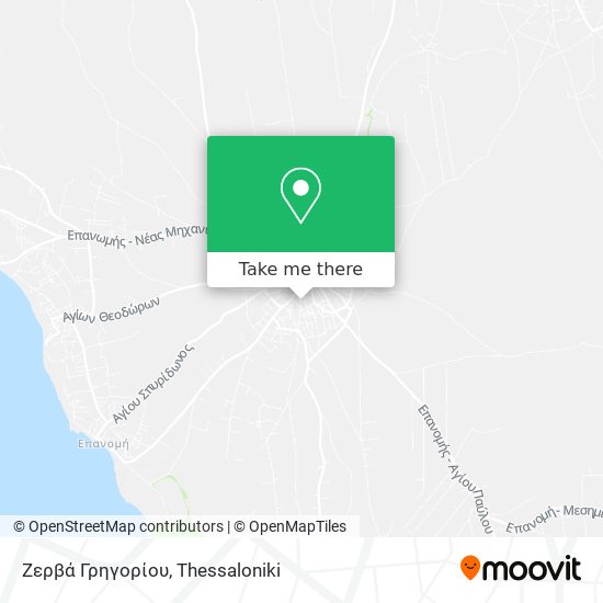 Ζερβά Γρηγορίου map